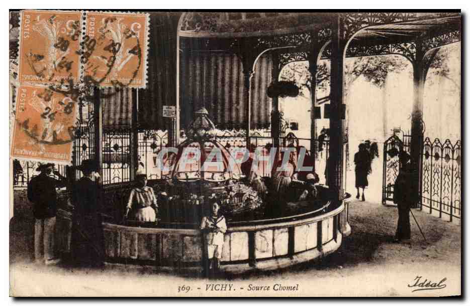CPA Vichy Source Chomel