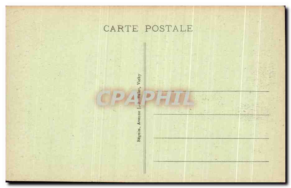CPA Vichy Parc De La Source De l'Hopital — Verso