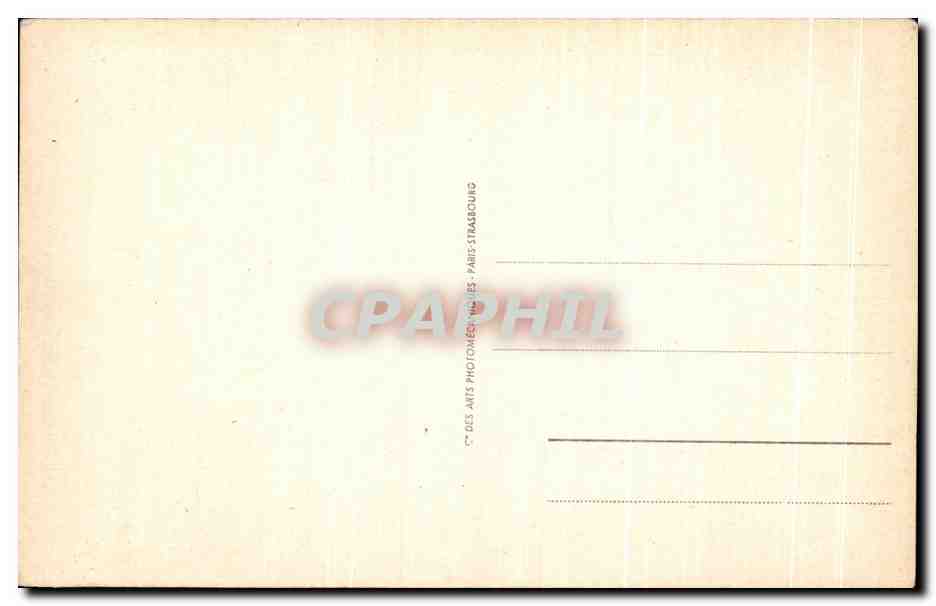 CPA Vichy L'Hotel De Ville — Verso