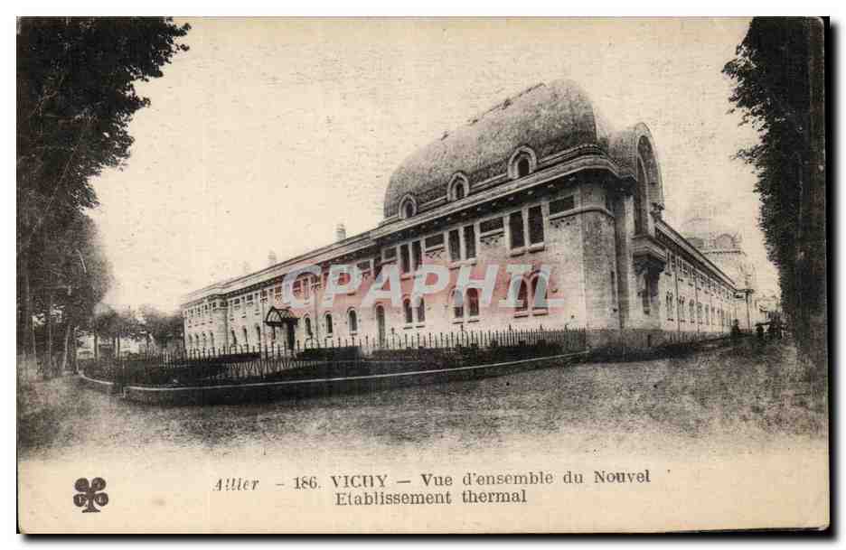 CPA Vichy Vue D'Ensemble Du Nouvel Etablissement Thermal
