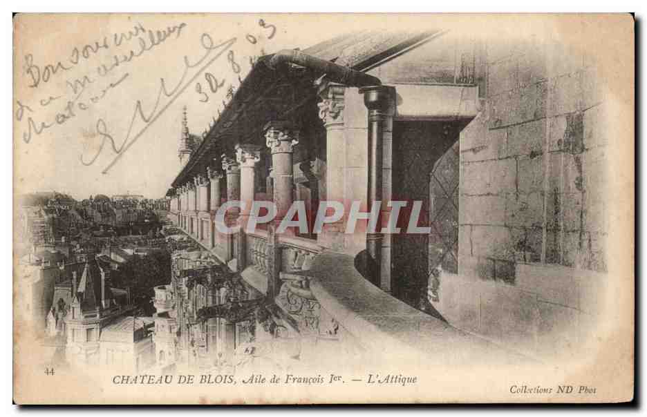 CPA Chateau De Blois Aile De Francois 1er L'attique 