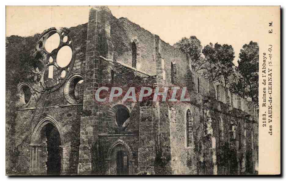 CPA Ruines De L'Abbaye Des Vaux De Cernay
