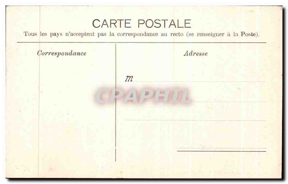 CPA Lac Leman Approche De L'orage — Rückseite