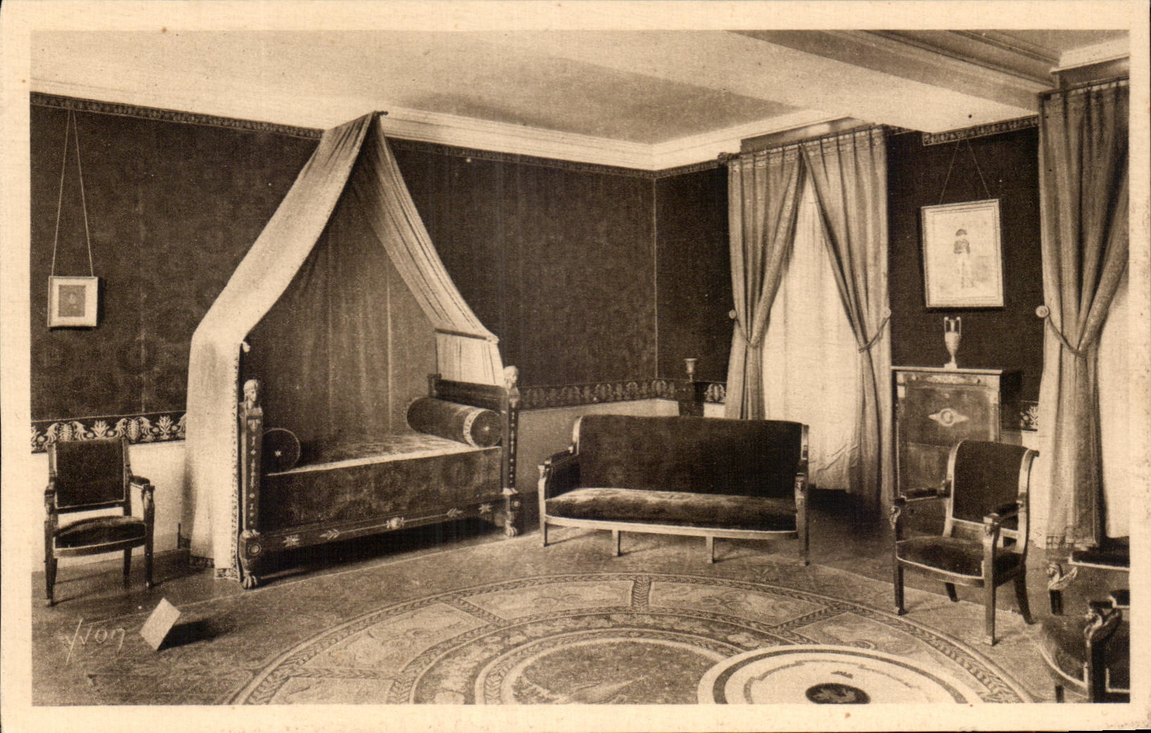 CPA Palais De Malmaison chambre Du Premier Consul aux Tuileries 