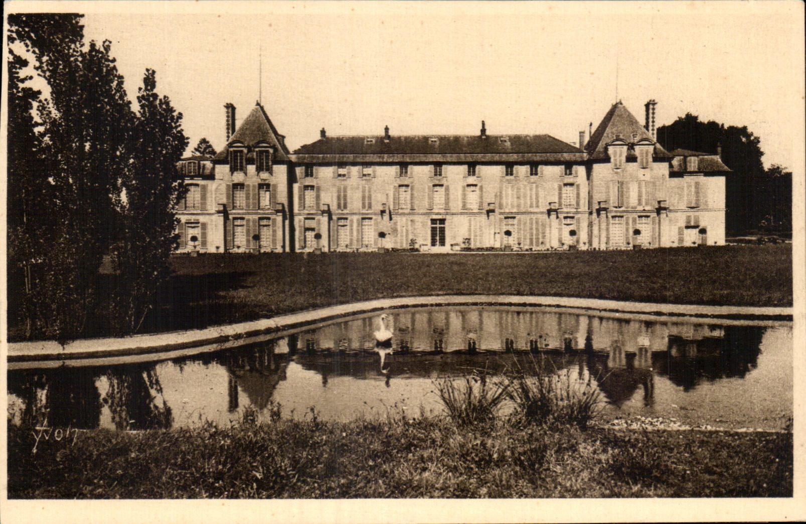 Palais de Malmaison — Façade Ouest — Éditions d'Art YV, Paris
