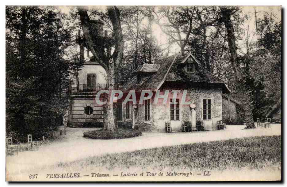 CPA Versailles Trianon Laiterie Et Tour De Malborough
