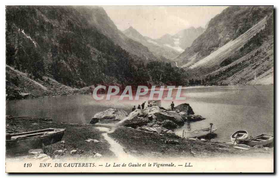 Env. de Cauterets — Le Lac de Gaube et le Vignemale — LL. — N° 110