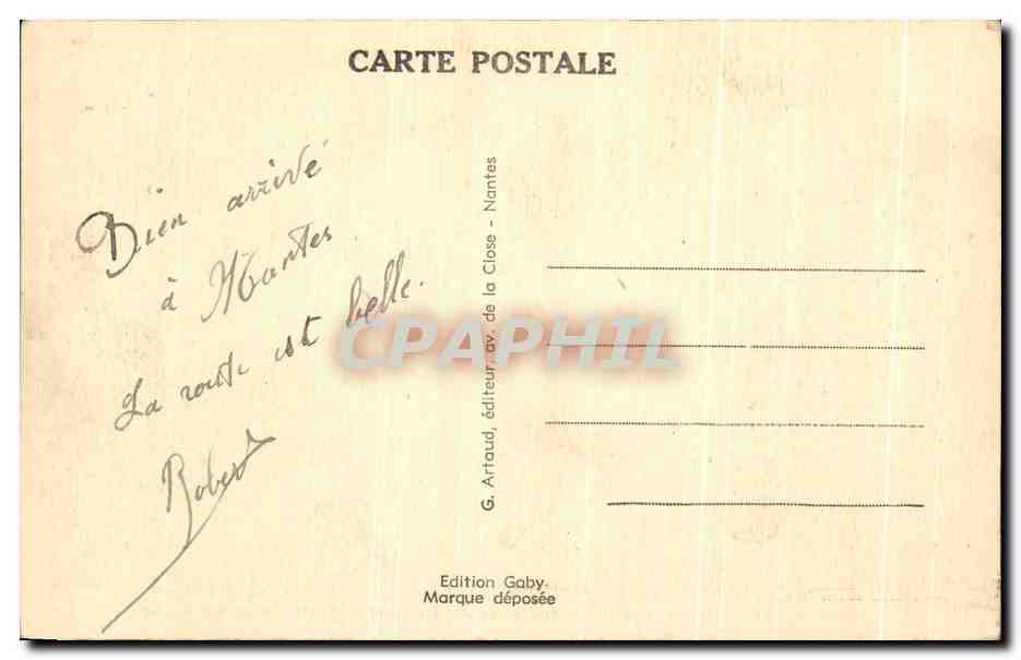 MANTES (S.-et-O.) — Vue générale et Église Notre-Dame — Bel édifice gothique primitif — Rückseite