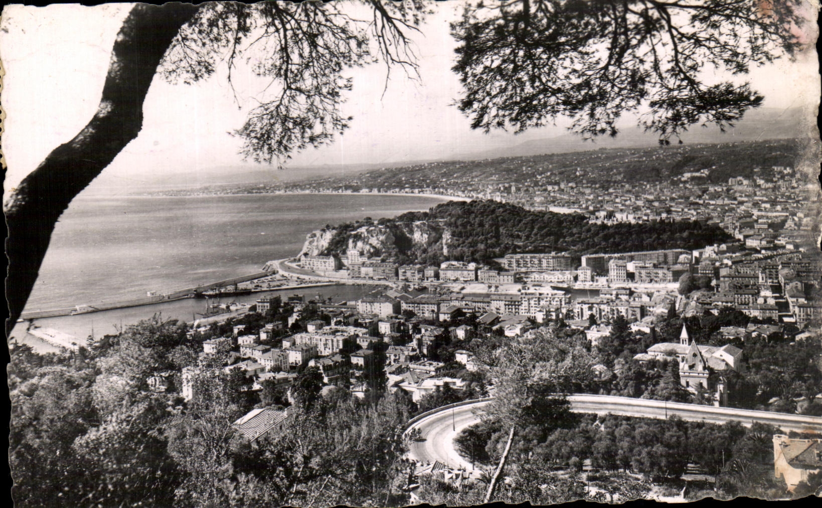 CPA Nice Vue Generale Prise du Mt Boron