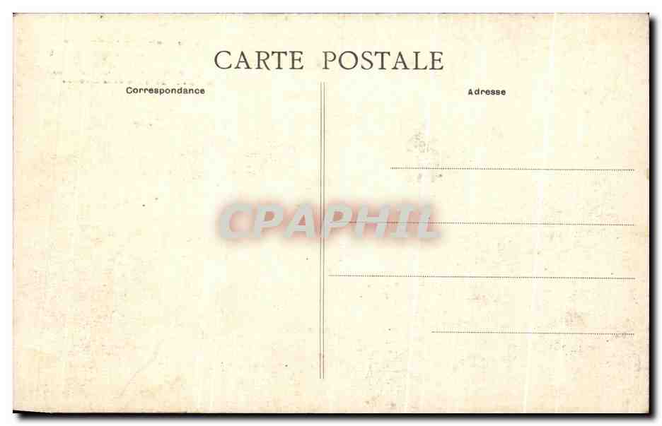 CPA Bordeaux Motif Monument des Girondins La vielle entouree de la Garonne et la Gironde  — Verso