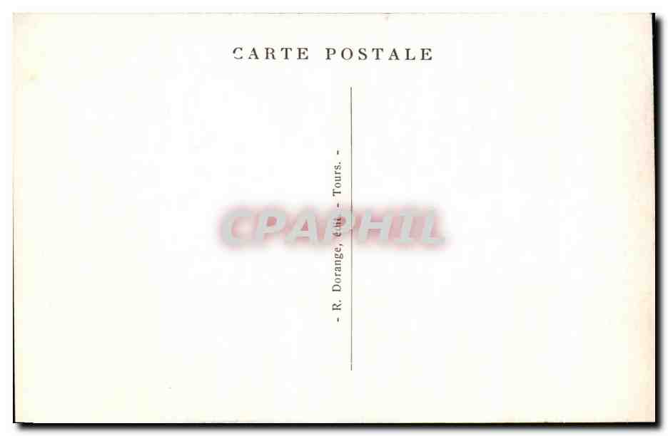 CPA Blois Le Chateau La Colonnade Et L'Aile Francois 1er — Verso