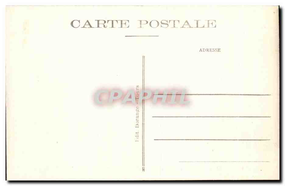 CPA Blois Le Chateau Aile Francois 1er Aile louis XII et la cahpelle — Verso