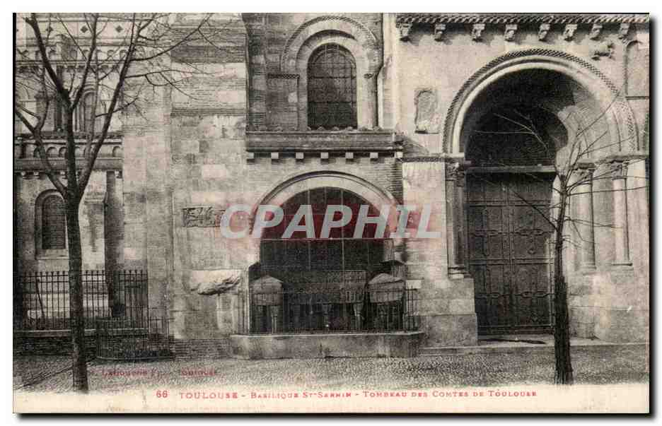 CPA Toulouse Basilique St Sernin Tombeau des comtes de Toulouse