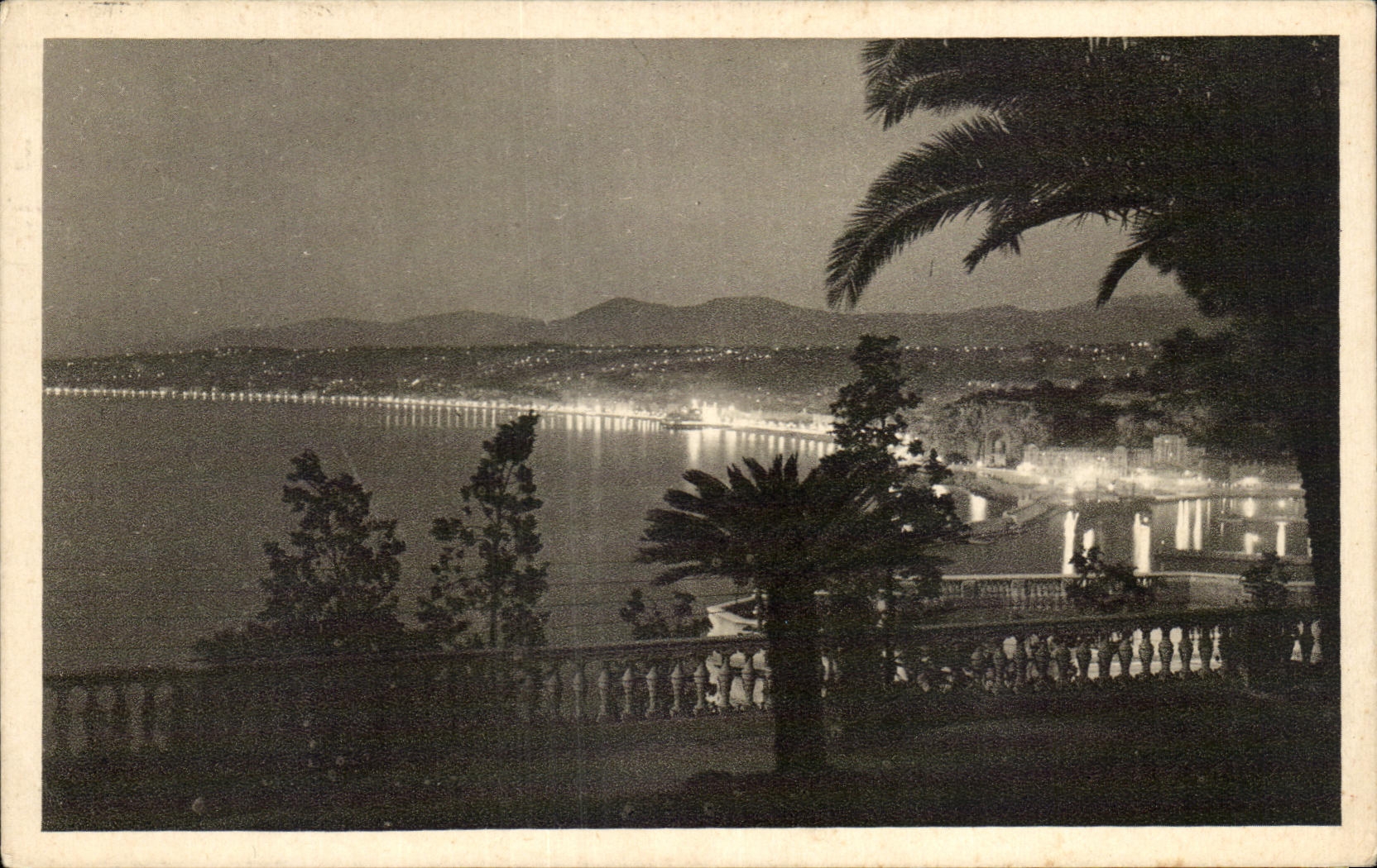 CPA cote D'azur Artistique Nice Feerie Nocturne