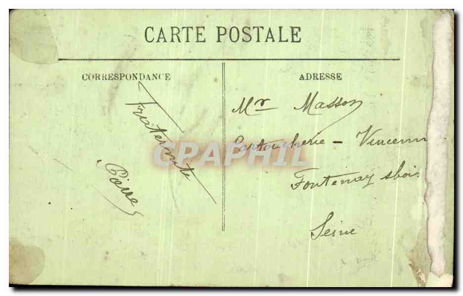 CPA Laval Vue Generale Prise Du Jardin De La Perrine — Rückseite