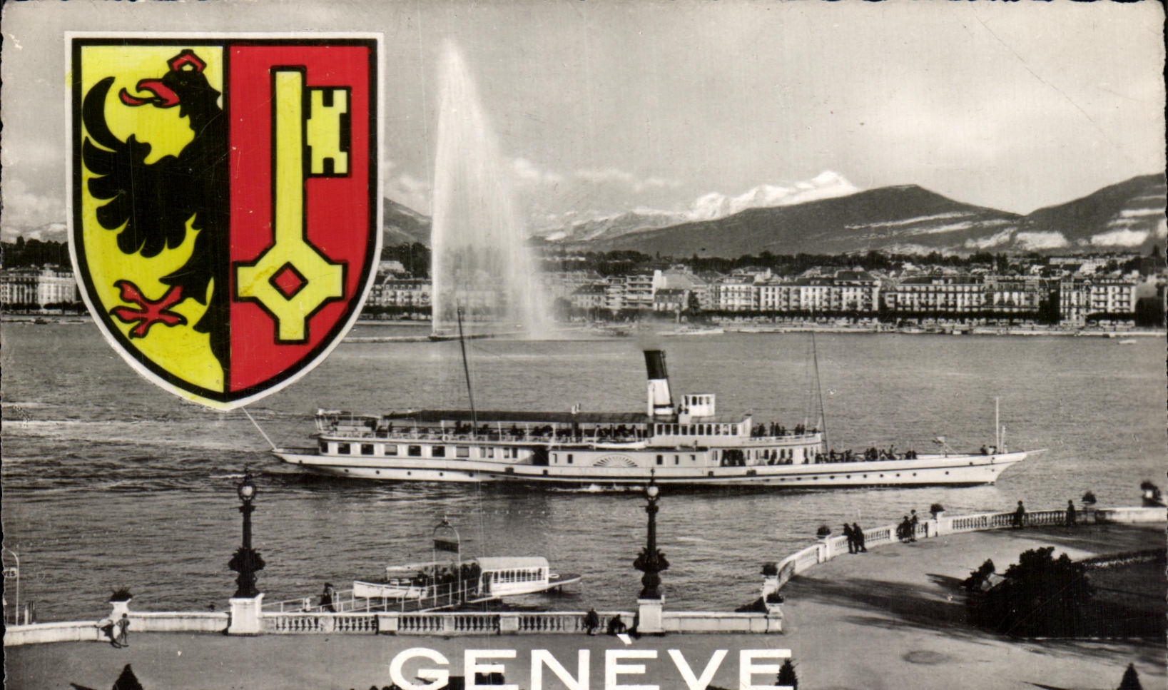 CPSM Geneve Bateau