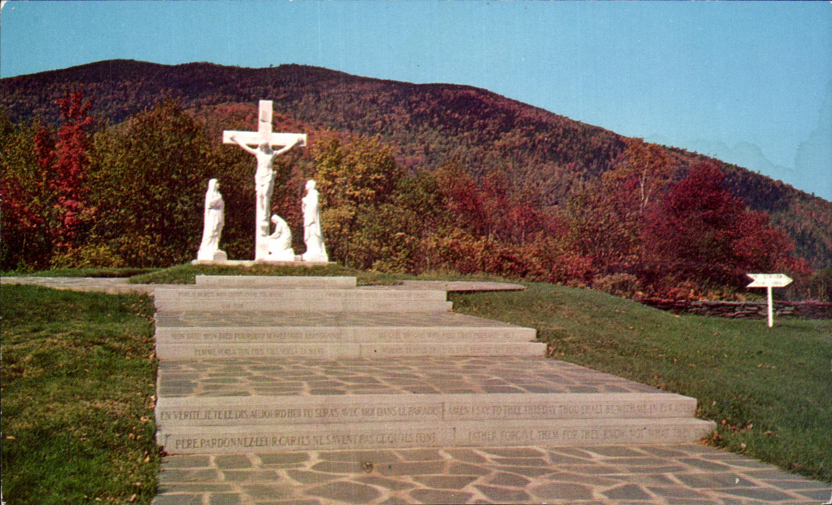 CPM The Twelfth Station Of The Out Door Way Of The Cross At Our Lady