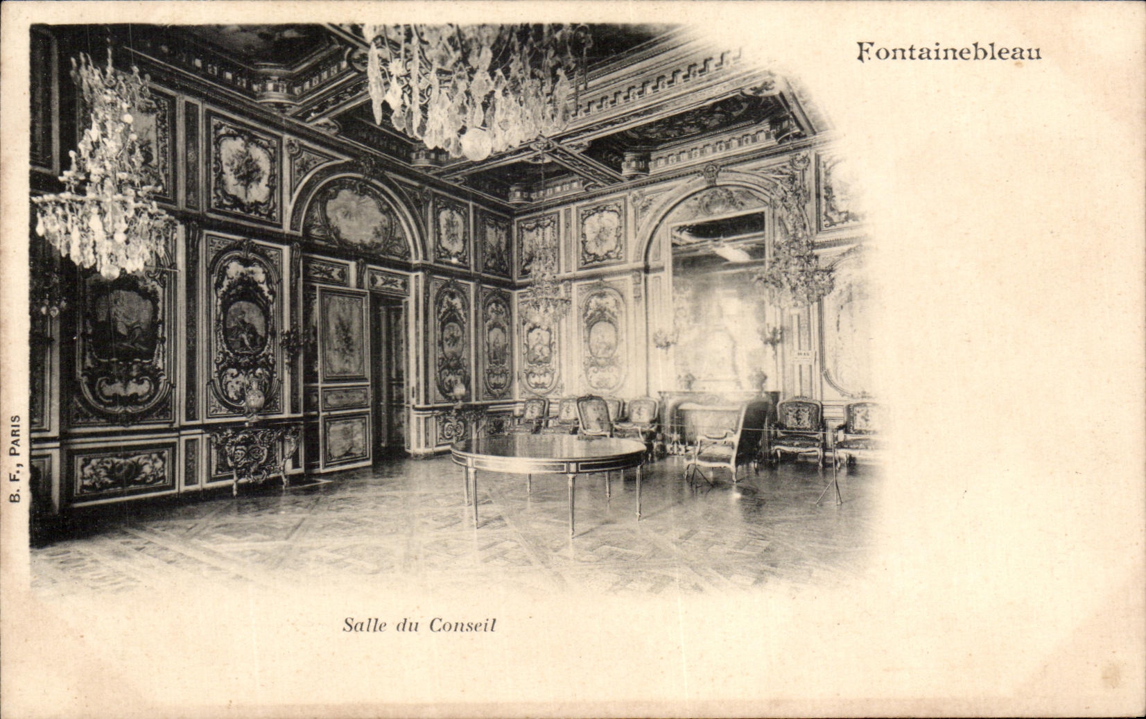 Sala del Consejo — Castillo de Fontainebleau — B.F. Paris