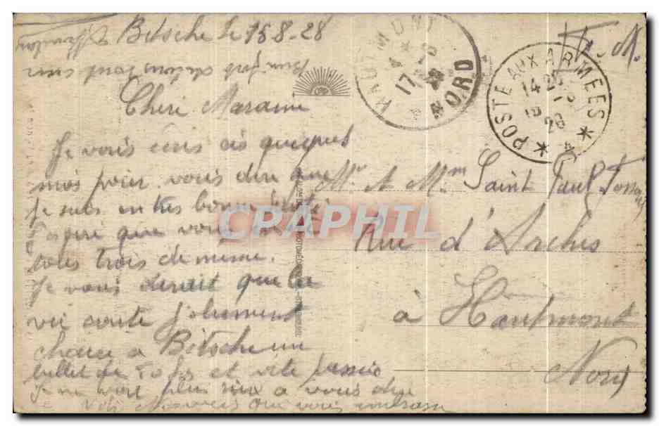 CPA Gavarnie Le Gave Et L'Hotel Du Vignemale — Verso