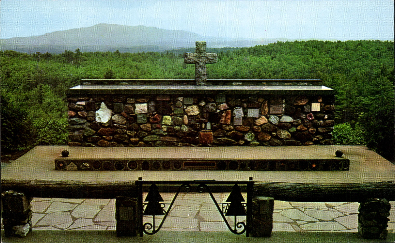 CPA Cathedral Of The Pines Rindge New Hampshire Altar Of The Nation