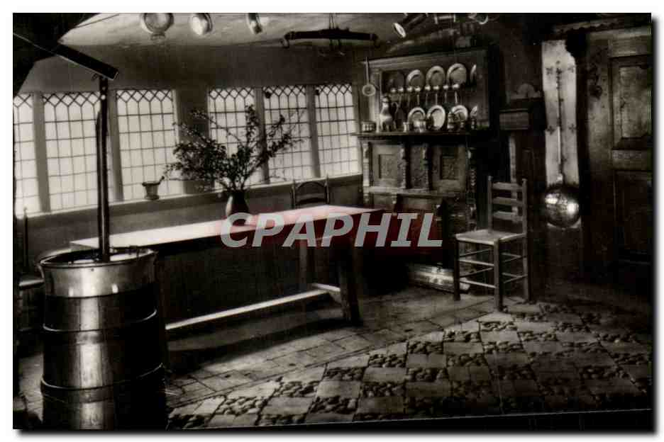 Intérieur d'une cuisine traditionnelle — "Unnerslag" - Ammerländisches Bauernhaus, Freilandsmuseum Bad Zwischenahn — Echt Foto
