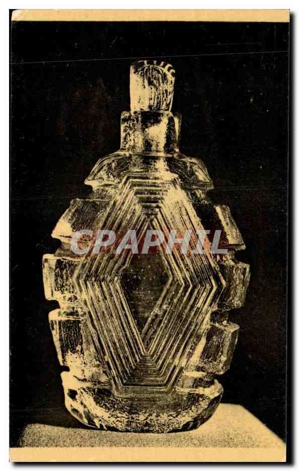 Flacon en verre gravé — Série XIV, n° 8 — Éditeur Marinot (Maurice), Paris