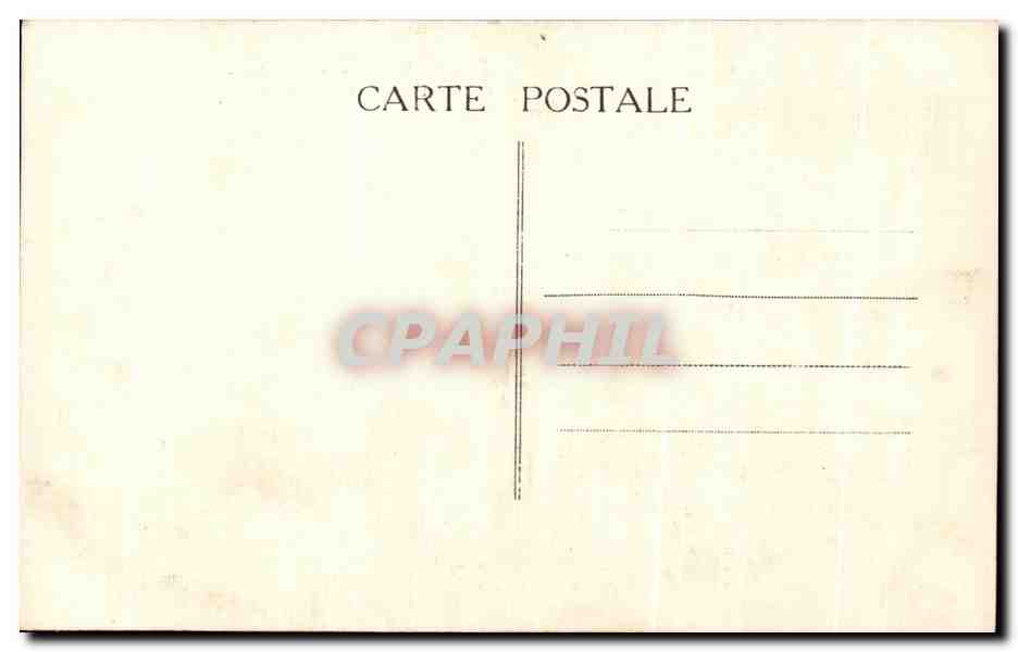 CPA Bordeaux Place de La Bourse Fontaine des Trois Graces — Verso