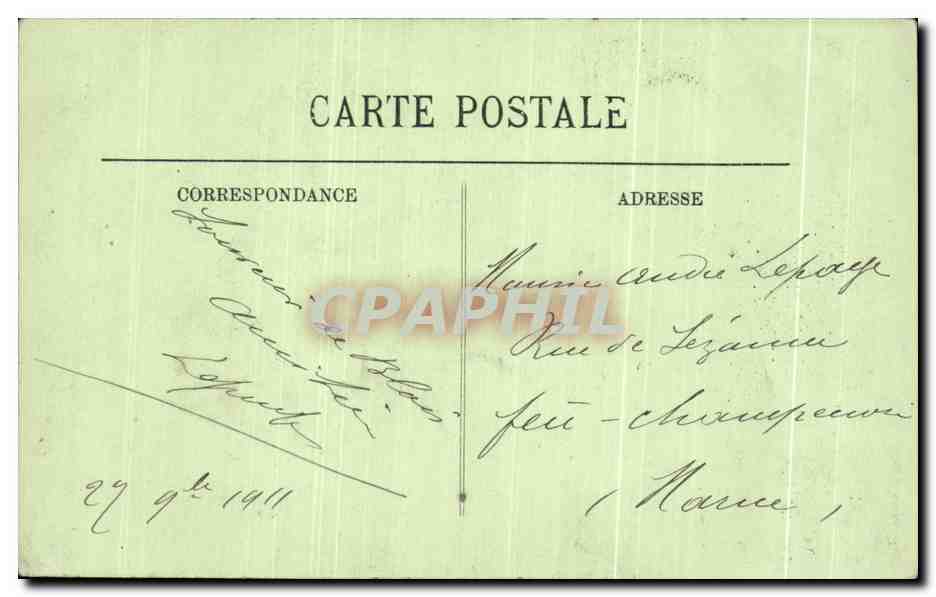 CPA Blois Les Escaliers Denis Papin — Verso