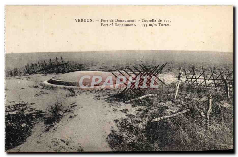 Verdun — Fort de Douaumont — Tourelle de 155 m