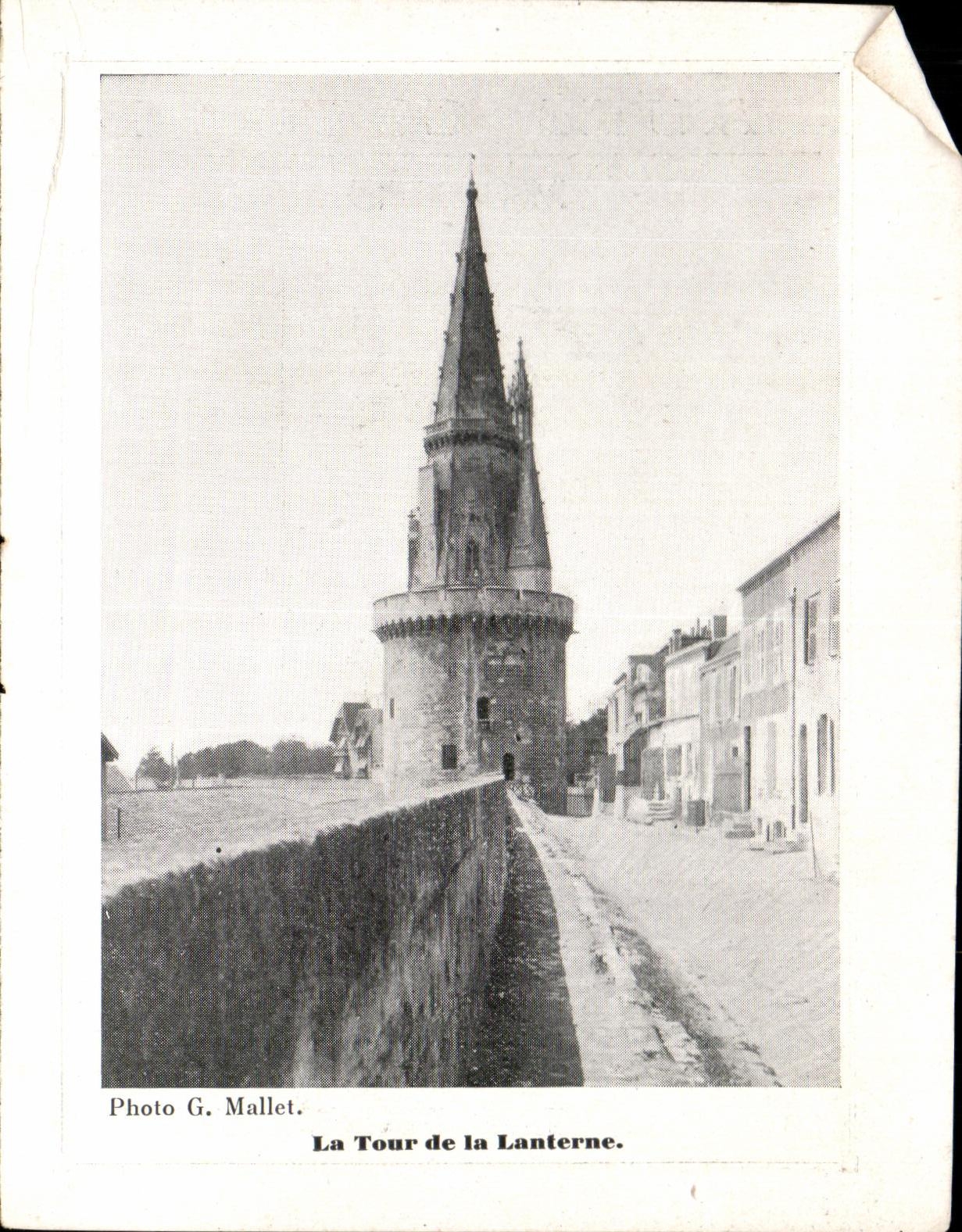 Feuillet La Rochelle Tour de la lanterne Albertp & Denize