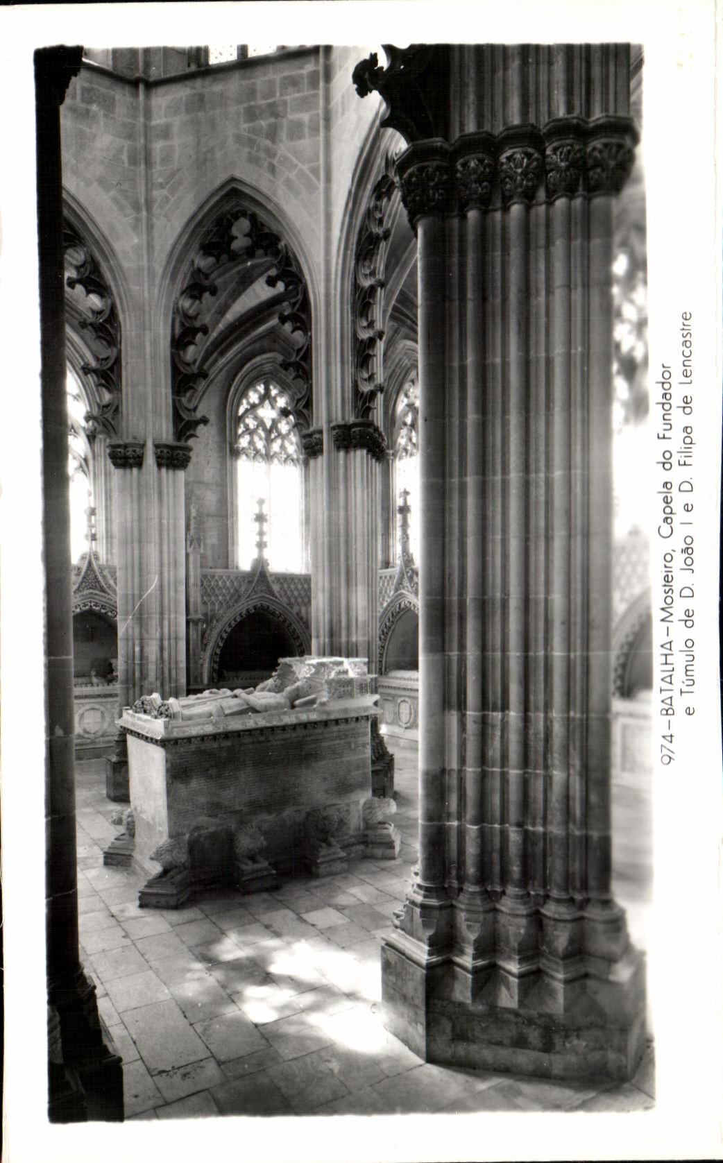 Batalha - Mosteiro - Capela do Fundador e Túmulo de D. João I e D. Filipa de Lencastre