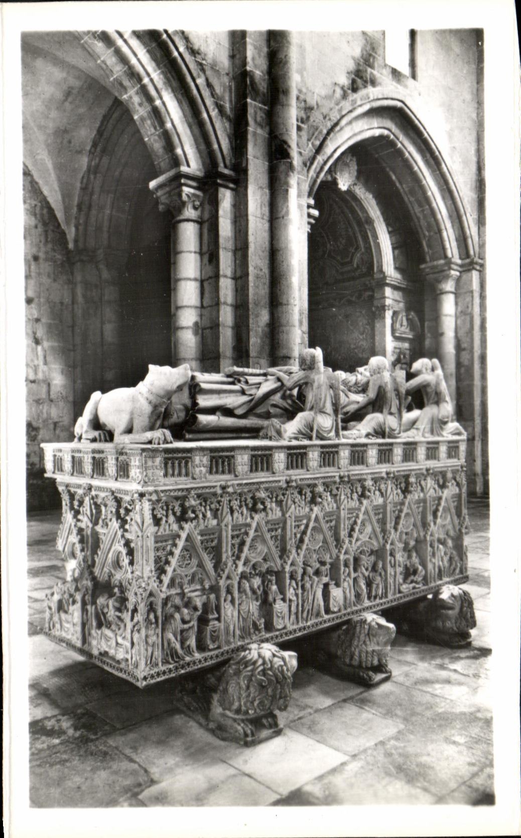 Alcobaça — Tombeau du Roi Pedro I — Édition de Joaquim António da Fonseca