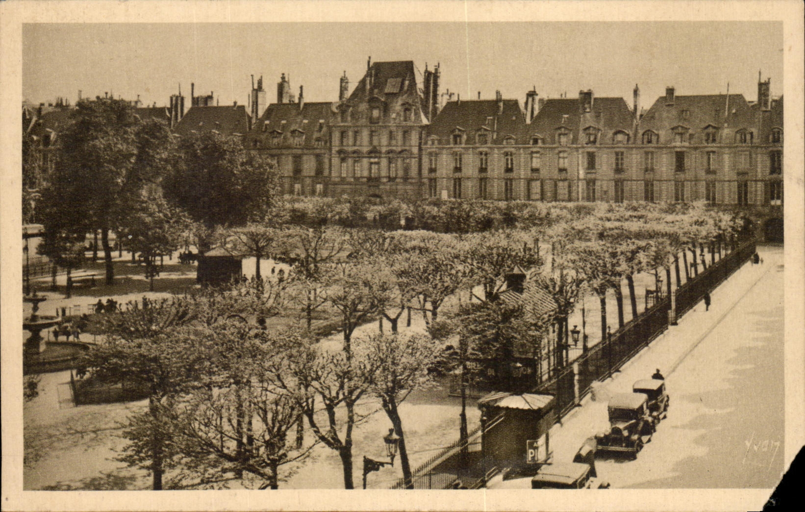 Place des Vosges — Paris — Kunstausgabe 'Vran' n°256