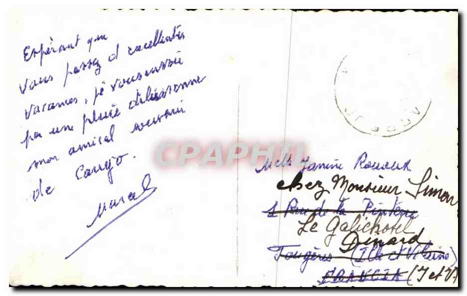 CPA Cabezon De La Sal Cosa Tipico — Rückseite