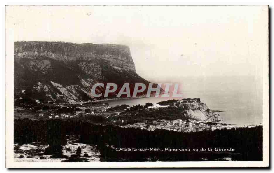 CPA Cassis Sur Mer Panorama Vu de La Gineste