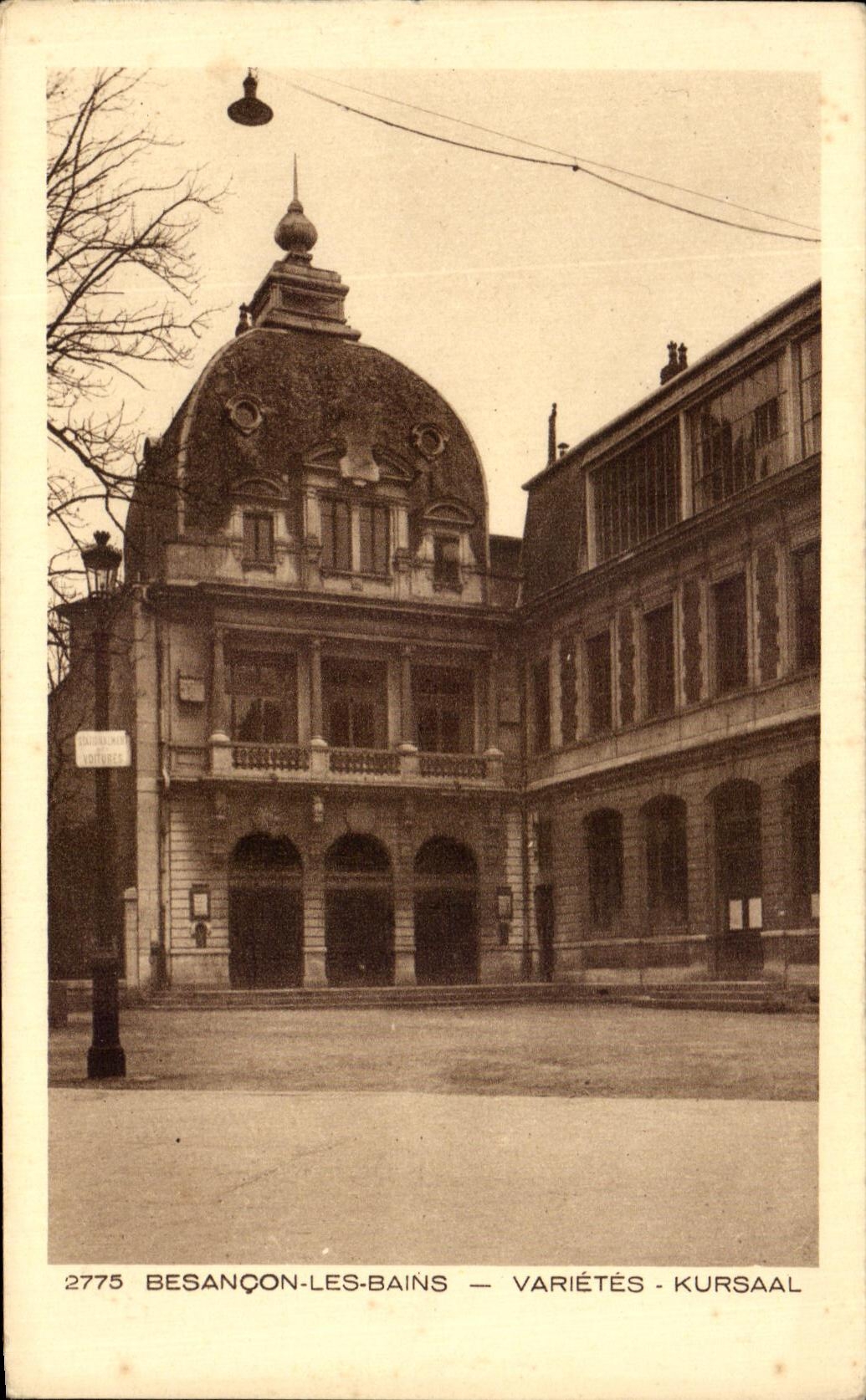 CPA Besancon les Bains Varietes Kursaal