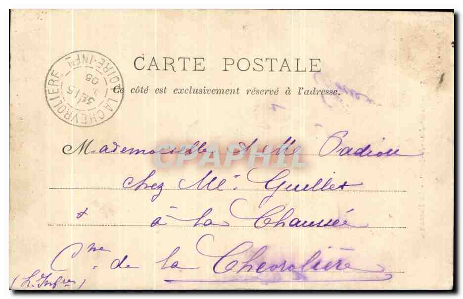 CPA Saint Jean en Doigt La Fontaine — Rückseite
