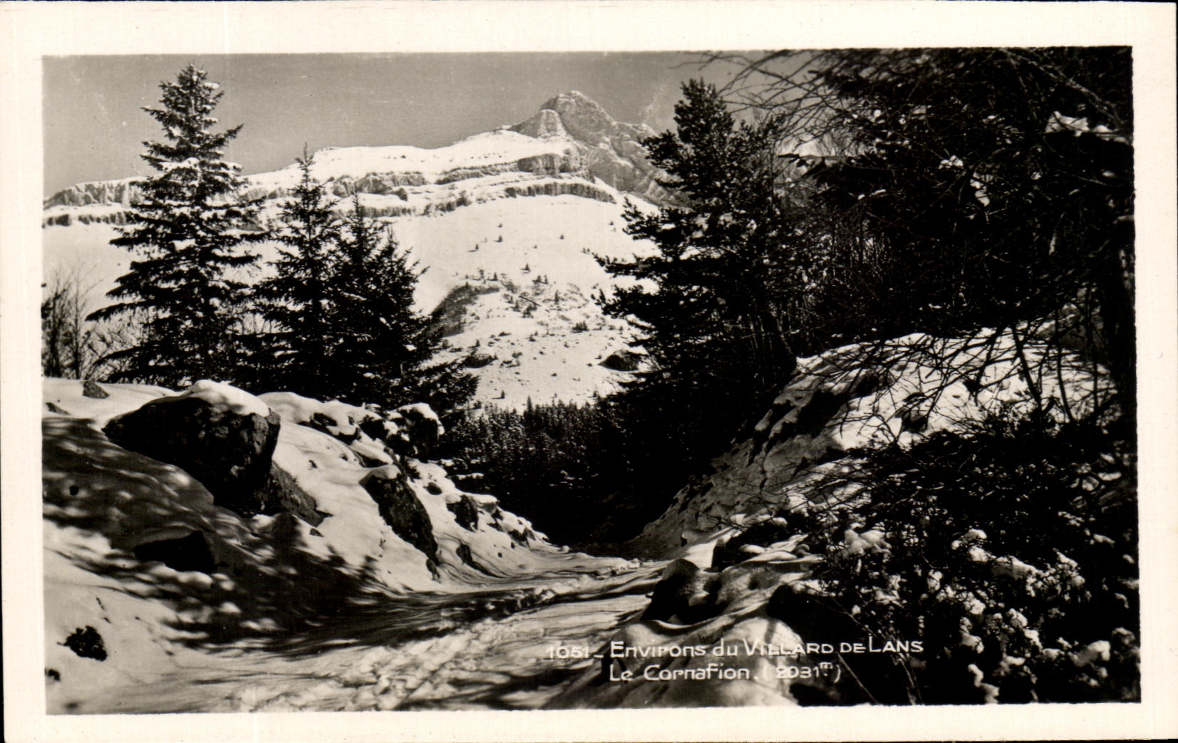 Le Cornafion — Environs du Villard de Lans — 1081