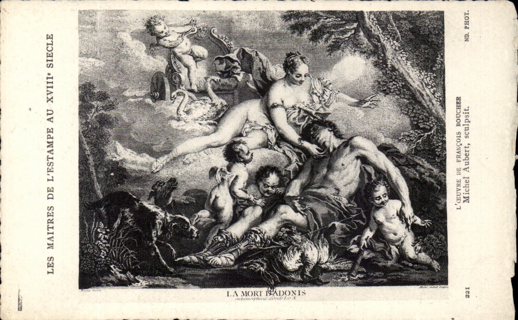CPA L'Oeuvre Un Francois Boucher Michel Aubert 