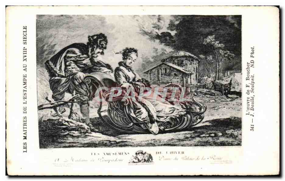 CPA L'Oeuvre Un Francois Boucher Michel Aubert