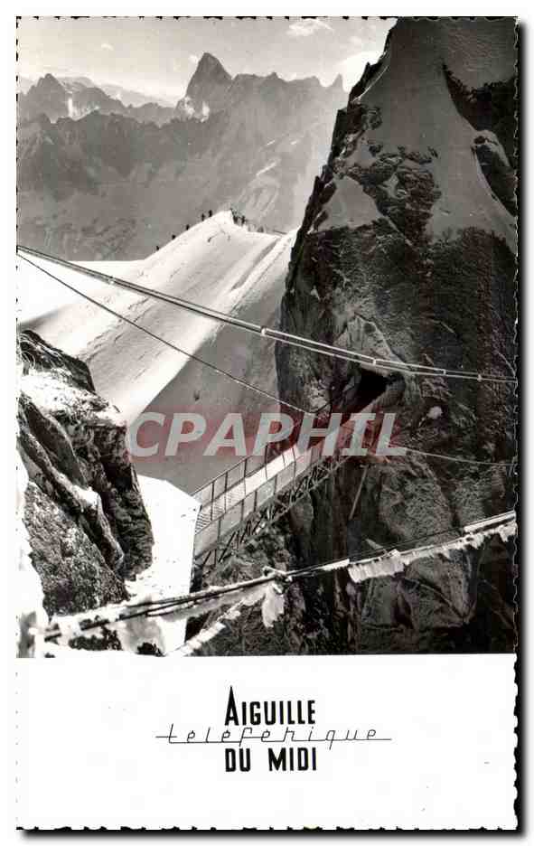 CPA Chamonix Mont Blanc L'Aiguile du Midi 