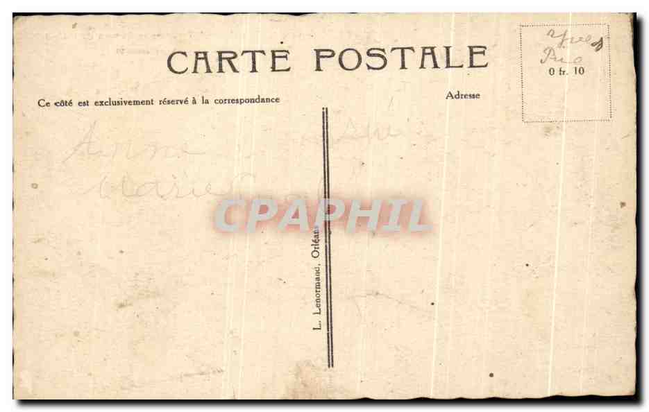 Source des Dominicains — Vichy — Société Centrale — Rückseite