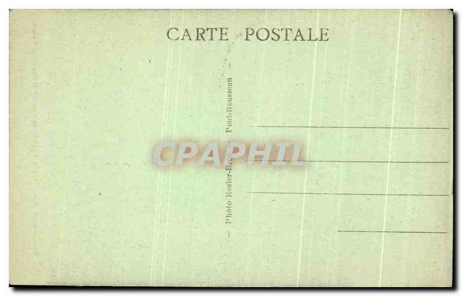 CPA Patronage de Saint Paul de Pont Rousseau La Statue de la Vierge — Rückseite