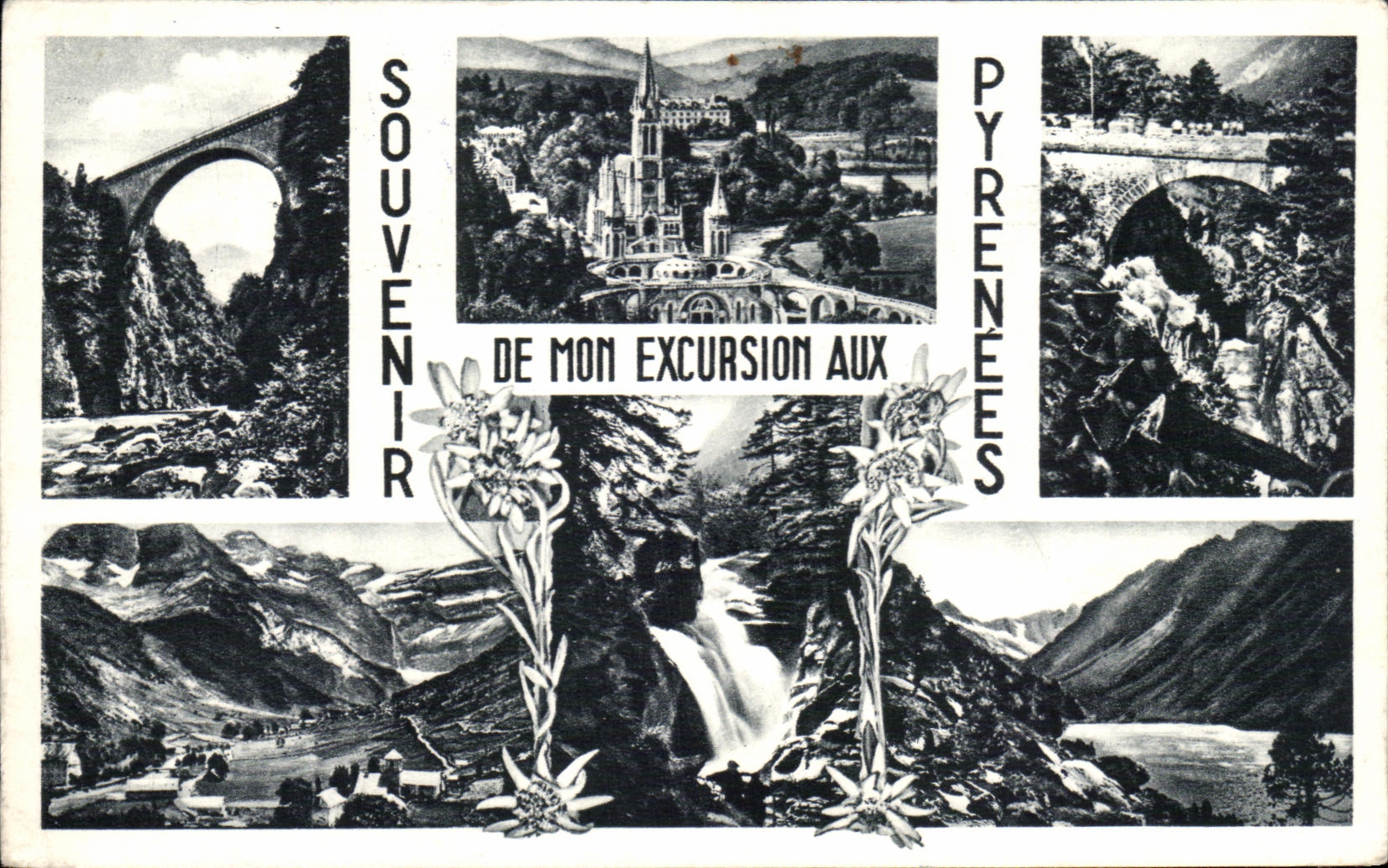 CPA Souvenir De Mom Excursion Aux Pyrenees Lourdes