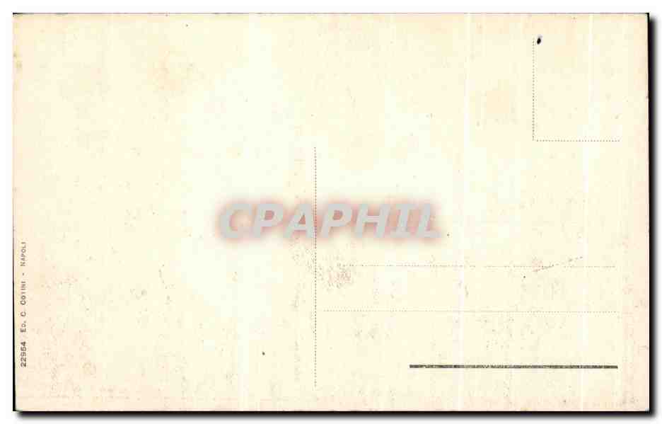 CPA Capri panorama con Vesuvio — Rückseite