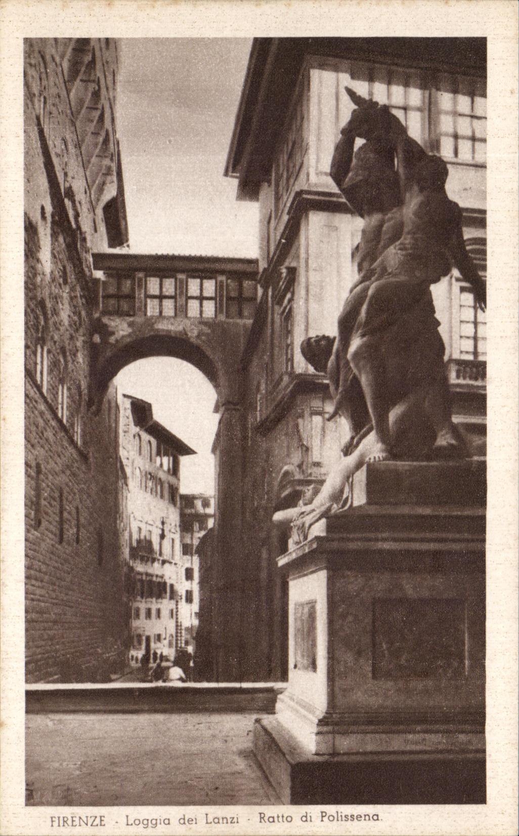 CPA Flrenze Loggia det Lonzi Ratto di Polissena