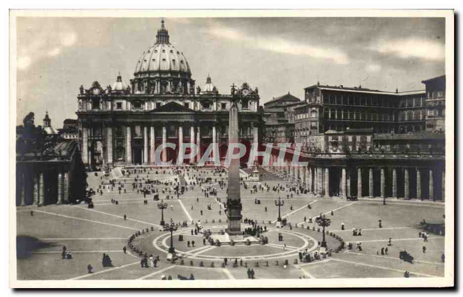 CPA Roma Plazza e Basilica di S Pietro