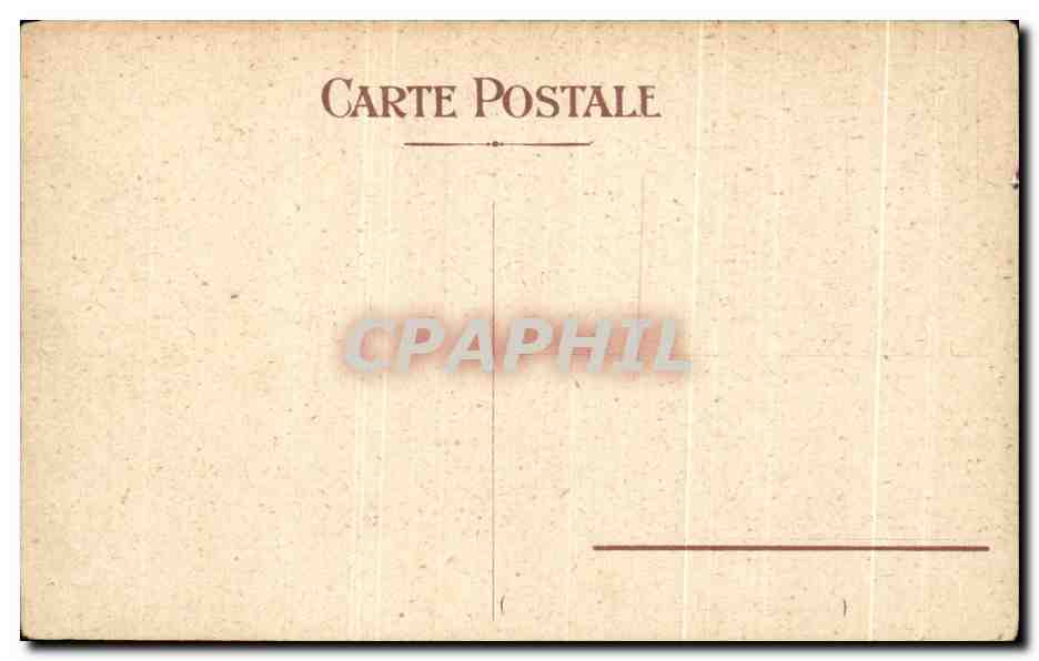 CPA Vesuvio in eruzione — Rückseite