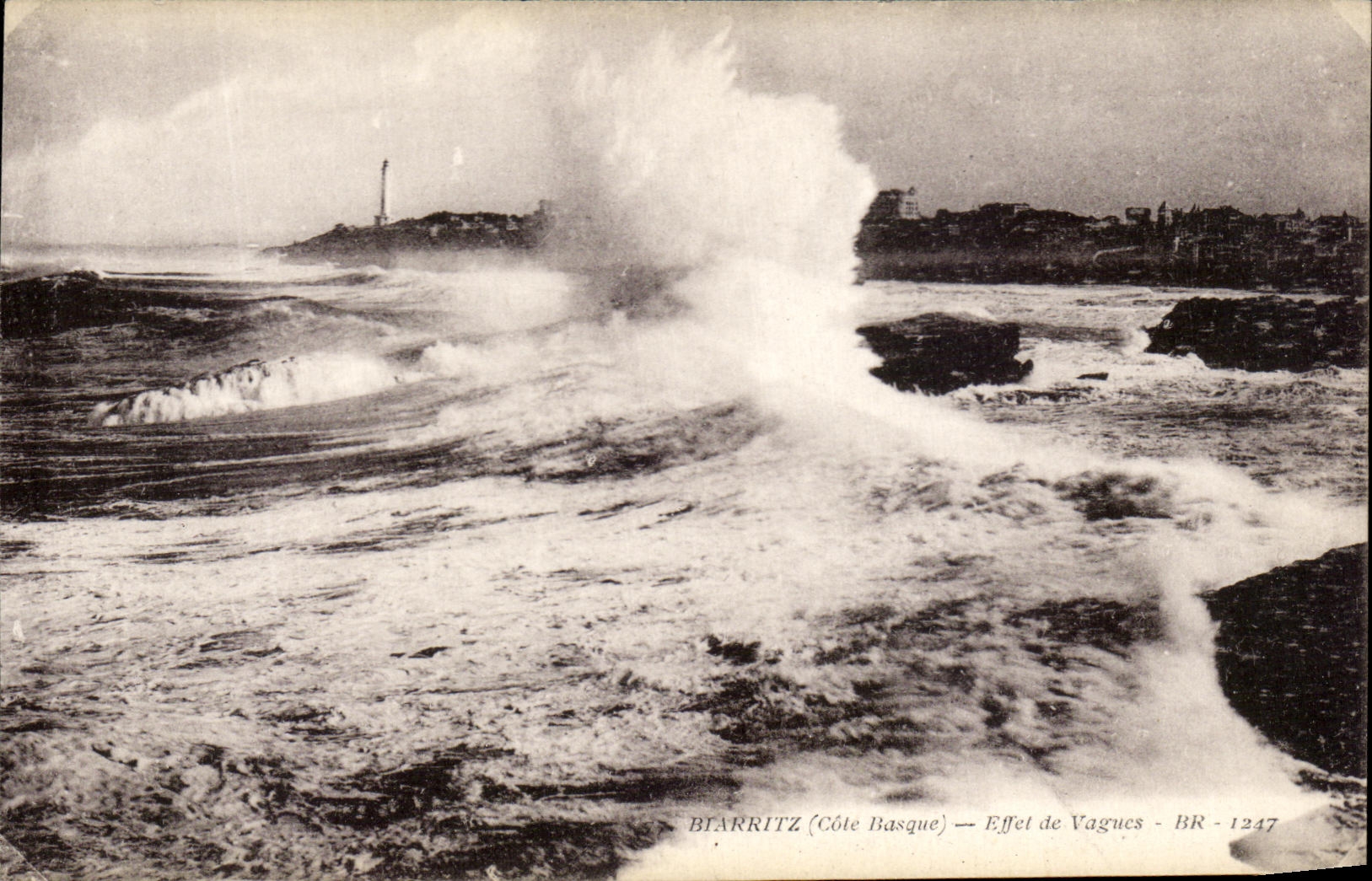 CPA Biarritz Eifet de Vagues