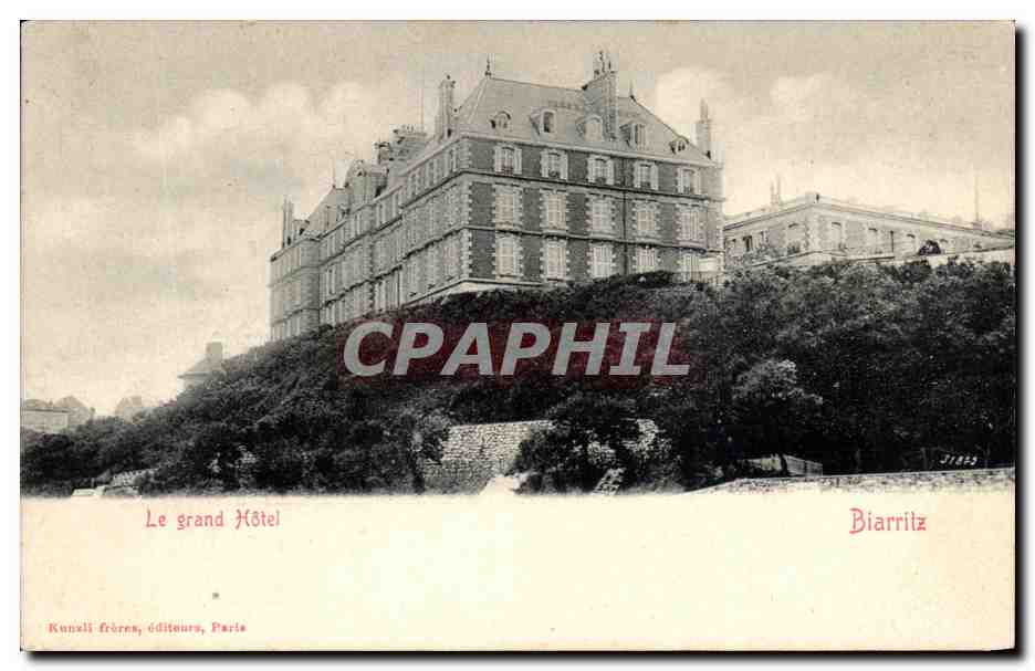 CPA Le grand Hotel Biarrilz 